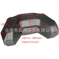 ATV Rear Cargo Box with Backrest for Beach Vehicles