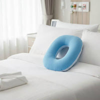 Circle Shaped Nursing Cushion Pressure Relief Hollow Center Seat Pad Machine Washable Donut Pillow for Bedridden Patients, Elderly, Home Care, Bed