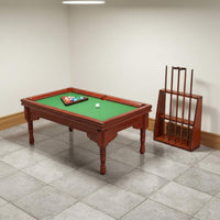 1:12 Scale Billiard Table Realistic Model Miniature Pool Table Set for Diorama