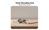 Long-Lasting Internal External Pipe Threader Wear Resistant Water Pipe Thread Repair Tool Blade for DIY Enthusiasts, Plumbing Installation