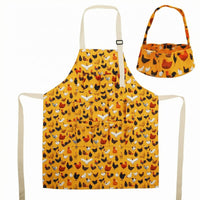 Egg Collecting Bib Apron Reusable Pocketed Egg Apron Tear-Resistant for Kitchen