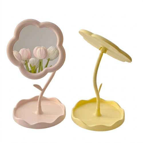 Sunflower Makeup Mirror - 360 Rotation Desktop Vanity Mirror for Girls