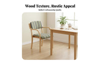 Wooden Armchair with supportrest sturdy Wood Armchair with Wooden Legs support supporting