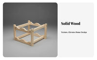 Solid Wood Wooden Wine Rack Easy Assembly without Cost Standing Wine Shelf Long-Lasting Construction without Cost Standing Bottle Organizer Sturdy & Stable for Homeowners, Entertainers, Gift Givers, Kitchen, Dining Room, Home