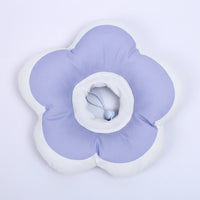 Mild Floral Recovery Elizabethan Cone, Opaque Nylon with Drawstring, Surgery Elizabethan for Cat Grooming to Stop Licking and Scratching