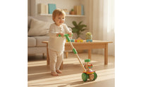 Freestanding Push Stroller Educational Wooden Stroller Sturdy Walking Toy Safe for Babies, Nursery