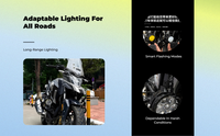 Waterproof motorcycle LED fog light