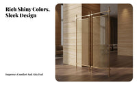 Metal Screen Partition Sturdy Stainless Steel Hollow-out Room Divider Luxury Design Decorative Art Screen for Designers, Hotel, Clubhouse, Restaurant