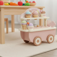 Wooden Play Kitchen Educational Role Play Kitchen Set Materials Toy Oven Playset for Children