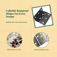 Adjustable Folding Lock Hinge for Cabinets, Triple Fold