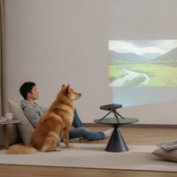 Compact Display Device with Touch Controls Portable Pocket Display Device Minimalist Slim for Bedroom