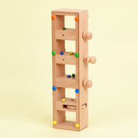Wooden Pylon Toy Montessori Wooden Bead   Fine Motor Toy with Knobs for Kids