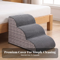 Sturdy Pet Steps with Removable Cover