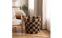 Laundry Hamper with Handles Checkerboard Laundry Basket with Handles Versatile Storage Hamper for Bedroom