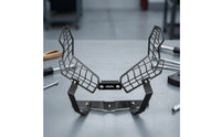 Metal Headlight Grille Guard Rigid Headlight Guard with Mounting Bracket Safeguarding Rugged for Motorcyclists