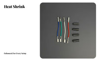 4 Pieces Turntable Headshell Leads Color Coded Turntable Phono Headshell Wires