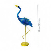 Flamingo Sculpture Metal Flamingo Statue Long-Lasting for Home