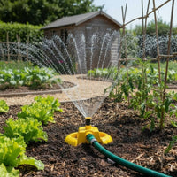 360 Degree Rotating Sprinkler Head Even Water Distribution 360 Degree Sprinkler