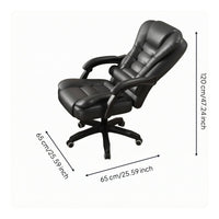 Reclining Office Chair Headrest Reclining Desk Chair Armrests for Home