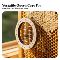 Push-Pin Design Queen Enclosure Lightweight Queen Bee Pin Enclosure Easy to Use Stainless Steel for Beekeepers