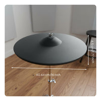 Electronic Ride Crash Cymbal Realistic Swing Electronic Drum Cymbal Pad Plug-and-Play