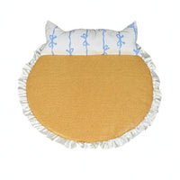 Cooling Feline Bed Low-Profile Pet Bedding Soft