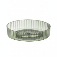 Storage Tray with Rotating Base Ribbed Rotating Tray Compact for Pantry