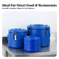 3 Pieces Lidded Carry Container Stainless Steel Lunch Box Portable Silicone Gasket Insulated Lunch Box for Meal Prep