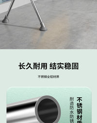 X-Shaped Floor-Standing Clothes Drying Rack, Metal, Non-Foldable, Non-Extendable