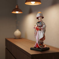Japanese Geisha Figurine Traditional Craft House Decoration Meticulous Details
