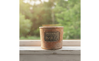 Cement Flower Pot Rustic Cement Plant Pot No Drainage Hole Planter with Plaque for Balcony