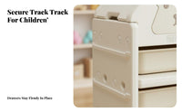 Multi-Bin Toy Organizer animal Design Multi-Bin Toy Storage Rack Large Capacity