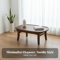 Folding Tea Table Foldable Floor Desk Portable for floor mat Room, Balcony, Adults