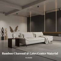 3-Seater Boat-Shaped Settee Italian design Multi-Seater Sofa with Armrests Minimalist Design Couch for Homeowners, Living Room, Reception Area, Bedroom