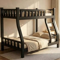 Metal Bunk Bed Space-Saving Bunk Bed with Ladder No Box Spring Needed Furniture for Teens, Students, Shared Bedrooms, Dorm Rooms, Compact Apartments