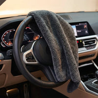 Braided Car Drying Towel Microfibre Cloth, High Absorption Microfiber Cloths for Detailing, Bound Border Lint Car Cleaning Towel
