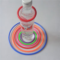 Ring Toss Game Set for Kids, Solid Plastic Hoops for Outdoor Carnival and Party Activities