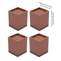 Non-Slip Furniture Raiser Block Easy Installation Heavy Duty Bed Lift