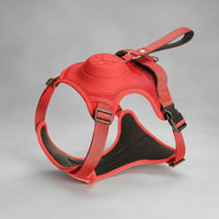 Retractable Dog Leash Harness Escape Proof Dog Leash Harness Adjustable