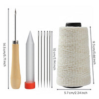 Strong and Long-Lasting Accounting Voucher Binding Thread 21-Ply Waxed Cotton String for Accountants, Financial Professionals, Archiving