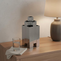 Stainless Steel Vase High-End Look Mirror Vase for Bedroom