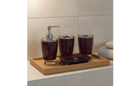 4 Pieces 4 Piece Bathroom Set Shockproof-Resistant for Dorm Room