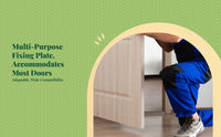 Reinforces wooden doors, easy install
