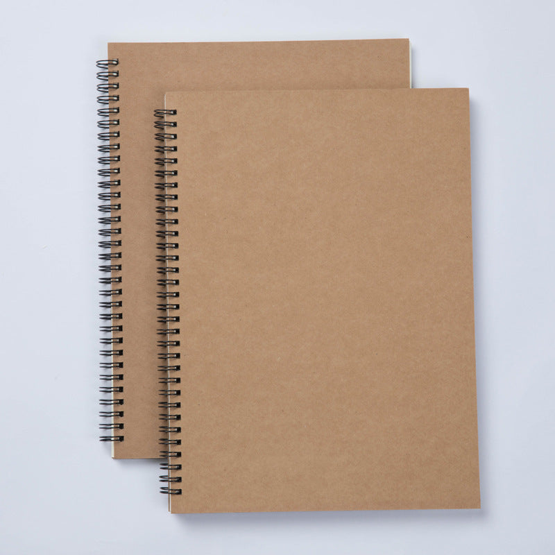 A4 Kraft Cover Notebook for Notes and Sketches