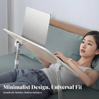 Adjustable Folding Table Ergonomic Design Adjustable over-Leg Table for Students