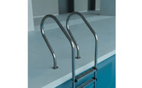 Stainless Steel Pool Ladder Easy to Install Pool Ladder with Handrails Resistant for Families, Swimming Pools
