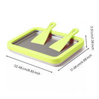 Cold   Dessert Pan Chilled Yogurt Plate Versatile  Freezing Plate for Families