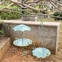European Style Outdoor Bird Feeder, Iron Art Hanging Decoration