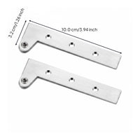 Adjustable stainless steel hinge