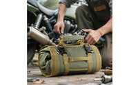 Multi-Pocket Tool Roll Organizer Heavy Duty Roll up Tool Bag for Electricians, Mechanics, Craftsmen, Car, Garage, Job Site